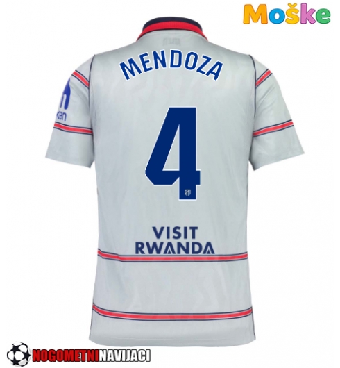 Moške Nogometnih dresov Atletico Madrid Rodrigo Mendoza #4 Tretji 2026-27 Kratki rokavi Moške Nogometnih dresov Atletico Madrid Rodrigo Mendoza #4 Tretji 2026-27 Kratki rokavi